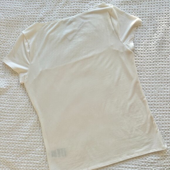 Reformation Bardot Knit Top in White NYT - Picture 2 of 4